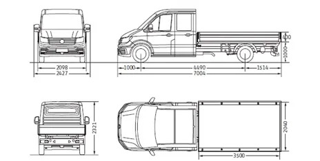 Volkswagen Crafter cena 208221 przebieg: 10, rok produkcji 2024 z Siemiatycze małe 56